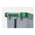 Pedaal Afvalbak - 120 L - H 88.5 x B 50 x D 41 CM - Grijs - Hendi H873458 €60.95 Afvalbakken