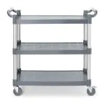 Serveerwagen - 3-Niveaus - Polypropyleen - Grijs - Hendi H816264 €74.38 Serveerwagens
