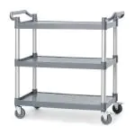 Serveerwagen - 3-Niveaus - Polypropyleen - Grijs - Hendi H816264 €74.38 Serveerwagens