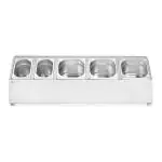 GN Bak Houder - 3x 1/6 GN + 2x 1/9 GN - RVS - Hendi H820049 €79.50 Gastronorm bakken