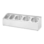 GN Bak Houder - 3x 1/6 GN + 2x 1/9 GN - RVS - Hendi H820049 €79.50 Gastronorm bakken