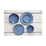 Kom - 6 stuks - Blauw - Porselein - H 4.6 x D 22 CM - Olympia FU223 €110.93 Kommen
