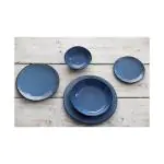 Kom - 6 stuks - Blauw - Porselein - H 4.6 x D 22 CM - Olympia FU223 €110.93 Kommen