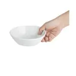 Kom - 6 stuks - Wit - Porselein - H 5.9 x D 16 CM - Olympia FU229 €75.00 Kommen