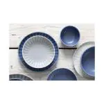 Kom - 12 stuks - Blauw - Porselein - Ø 10.5 x H 5.5 CM - Olympia FU204 €79.99 Kommen