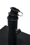 Parasolvoet - 25 KG - Zwart - Gepoedercoat staal - H 30 x L 50 x B 50 CM - G-Line HW-141020 €79.00 Horeca parasols