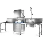 Doorschuifvaatwasser - Zonder Ingebouwde Waterontharder - ECO+H615D-S - Hobart ECO+H615D-S €8,972.00 Doorschuifvaatwassers