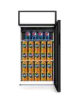 Koelkast Mini - 80 Liter - 1-Deurs - Glazen Deur - Geventileerd - Wit - G-Line HW-02469 €249.00 Koelkasten met glazen deur