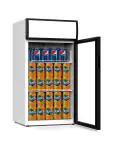 Koelkast Mini - 80 Liter - 1-Deurs - Glazen Deur - Geventileerd - Wit - G-Line HW-02469 €249.00 Koelkasten met glazen deur