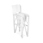 Terrasstoel Max - Inklapbaar - Armleuning - Wit - G-Line HW-44382 €64.95 Terrasstoelen