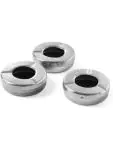 Asbak met deksel - 3 stuks - Ø 9 cm - Set van 3 - RVS - Hendi - 440490 440490 €8.95 Asbakken