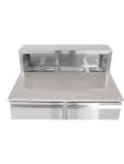 Pizza Saladette - Tweedeurs - 90 X 70 CM - Hendi - 232859 232859 €788.61 Pizzawerkbanken