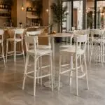 Barkruk Brussel - Hout - Wit - G-Line GL-042113 €95.95 Horeca barkrukken