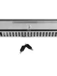Koelkast - 285 Liter - 3-Deurs - Glazen Deur - Geforceerd - Zilver - Husky C3AF-HS-STEEL €1,738.80 Koelkasten met glazen deur