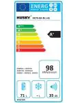 Koelkast - 71 Liter - 1-Deurs - Glazen Deur - Statisch - Zwart - Husky KK70-BK-NL-HU €269.00 Koelkasten met glazen deur