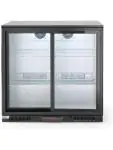 Barkoelkast - 158 Liter - 2-Deurs - Glazen Deur - Geventileerd - Zilver - Arktic 233917 €545.68 Koelkasten met glazen deur