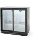 Barkoelkast - 158 Liter - 2-Deurs - Glazen Deur - Geventileerd - Zilver - Arktic 233917 €545.68 Koelkasten met glazen deur