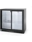Barkoelkast - 158 Liter - 2-Deurs - Glazen Deur - Geventileerd - Zilver - Arktic 233917 €545.68 Koelkasten met glazen deur