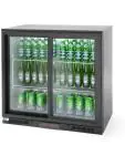 Barkoelkast - 158 Liter - 2-Deurs - Glazen Deur - Geventileerd - Zilver - Arktic 233917 €545.68 Koelkasten met glazen deur