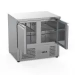Koelwerkbank - 2-Deurs - 240 Liter - RVS - 230V - H 88 x B 90 x D 70 CM - G-Line HW-26273 €509.00 Koelwerkbanken