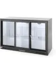 Koelkast - 254 Liter - 3-Deurs - Glazen Deur - Geventileerd - Zilver - Hendi 235836 €808.26 Koelkasten met glazen deur