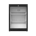 Koelkast - 136 Liter - 1-Deurs - Glazen Deur - Geventileerd - Zwart - G-Line HW-12506 €315.00 Koelkasten met glazen deur