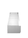 Gekoelde Opzetvitrine - 9 x 1/3 GN - RVS Opzet - 230V - B 200 CM - G-Line 26304 €409.00 Vitrine met rvs deksel