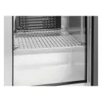 Koelkast - 63 Liter - 1-Deurs - Glazen Deur - Statisch - RVS - Bartscher B700851 €519.00 Koelkasten met glazen deur