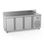 Koelwerkbank - 3-Deurs - Opstaande Rand - Met Spoelbak - H 85 x B 180 x D 70 CM - RVS - G-Line GL-072505 €1,499.00 Koelwerkbanken