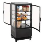 Mini Koelvitrine 75L2T - Zwart - Bartscher B700387 €441.75 Koelvitrine