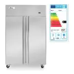 Vrieskast - 2-Deurs - 900 L - Met Wielen - 230V - Profi Line - Hendi H233139 €2,075.00 Horeca vrieskasten
