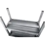 Etagere - 2 Niveau - H 65 x B 200 x D 30 CM - RVS - Demontabel - G-Line GL-155931 €179.00 RVS etagere