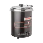 Soepketel - H 35.2 CM - 3.34 KG - Ø28.5 CM - 220 - 240 V - 300 W - Metaal - 5.7 Liter - Scharnierend Deksel - Caterchef - 680110 680110 €58.46 Soepketels
