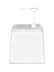 Sausdispenser - Met Pomp - 2.5 Liter - Wit - H 32.7 x 21 x 22.4 CM - Hendi - 203545 H203545 €19.15 Knijpflacons