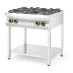 Gasfornuis - 4 Pits - Met Onderschap - Kitchen line - Hendi H227589 €2,295.00 Elektrisch fornuis met oven
