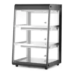 Warmhoudvitrine - 3 Niveaus - 230V - 500W - Zwart - Hendi H273760 €398.50 Warmhoudvitrine