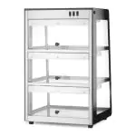 Warmhoudvitrine - 3 Niveaus - 230V - 500W - Zwart - Hendi H273760 €398.50 Warmhoudvitrine