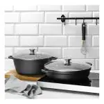 Braadpan - Met Deksel - Anti-Aanbak - 7 L - Ø 28 CM - Aluminium - Hendi H611029 €32.00 Braadpan
