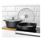 Braadpan - Met Deksel - Anti-Aanbak - 7 L - Ø 28 CM - Aluminium - Hendi H611029 €32.00 Braadpan