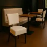 Stoel Rome - Crème - Kunstleer - G-Line HW-019053 €54.95 Lederen stoelen