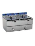 Friteuse - Elektrisch - Tafelmodel - Aftapkraan - 16 Liter - 2 x 230V - G-Line HW-058148 €299.00 Friteuses 230 volt