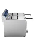 Friteuse - Elektrisch - Tafelmodel - Aftapkraan - 16 Liter - 2 x 230V - G-Line HW-058148 €299.00 Friteuses 230 volt