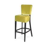 Barkruk Napels - Met Rugleuning - Groen - Velvet - G-Line HW-58232 €79.95 Horeca barkrukken