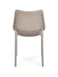 Terrasstoel Bea - Stapelbaar - Taupe - Kunststof - G-Line HW-61233 €39.95 Terrasstoelen
