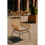 Terras Loungestoel Janeiro - Naturel - Rattan - G-Line HW-60964 €69.95 Terrasstoelen