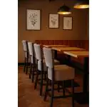 Barkruk Napels - Lichtgrijs - Stof - G-Line 58227 €79.95 Stoffen stoelen