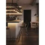 Barkruk Oldschool - Vintage Metal - Antraciet - Velvet - G-Line 76581 €79.95 Horeca barkrukken