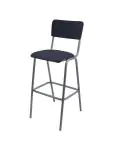 Barkruk Oldschool - Vintage Metal - Donkerblauw - Velvet - G-Line 76589 €79.95 Horeca barkrukken