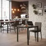 Onderstel Square - Laag - Zwart - B 140 x D 80 CM - G-Line 17052 €99.00 Horeca tafelonderstellen