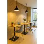 Stoel Luana - Lichtgrijs / Houtlook - G-Line 81310 €33.95 Houten stoelen